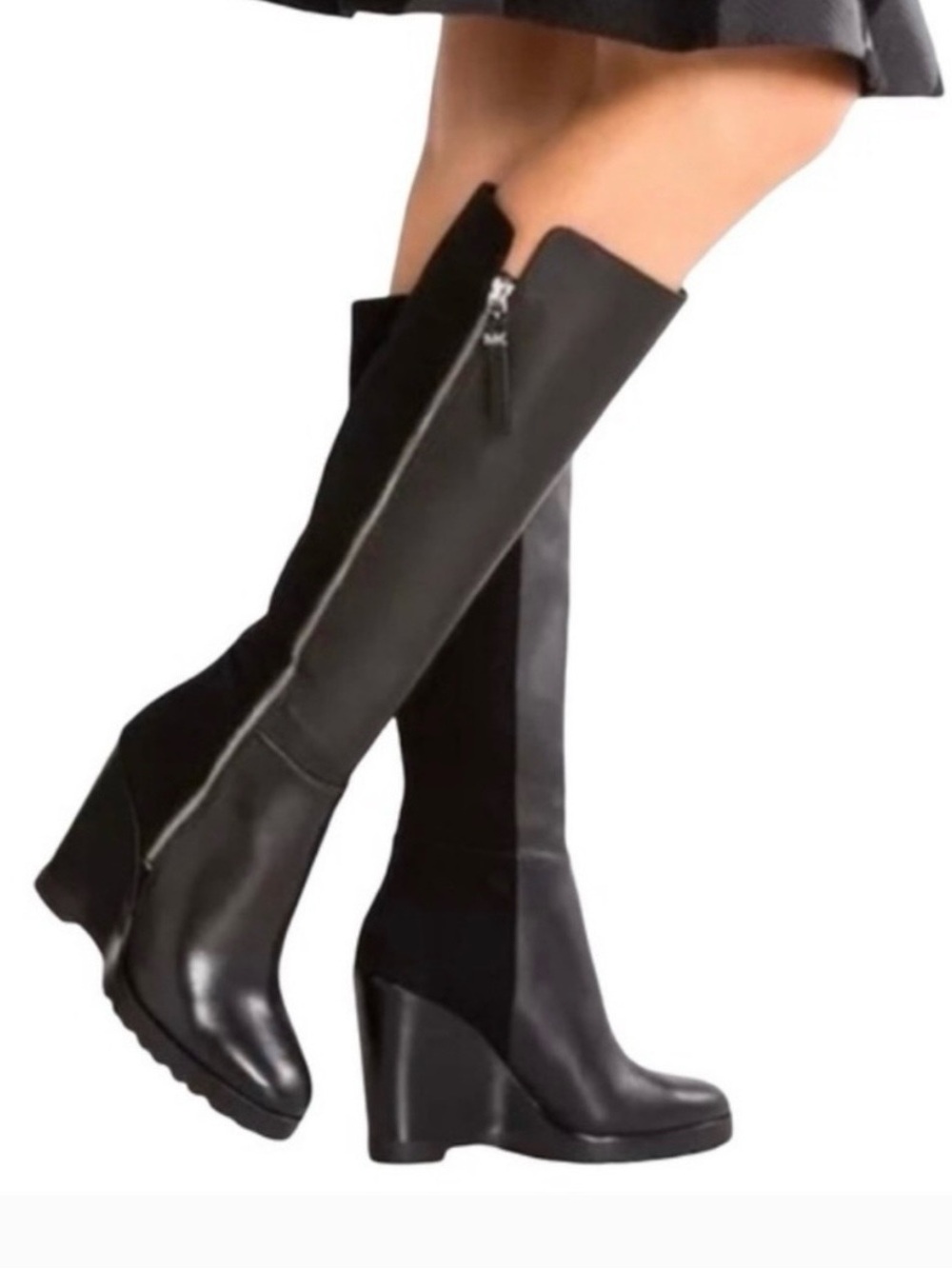 Michael Kors Clara wedge boot tall * Read